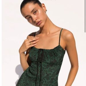 Realisation par alba dress in dazed noir M